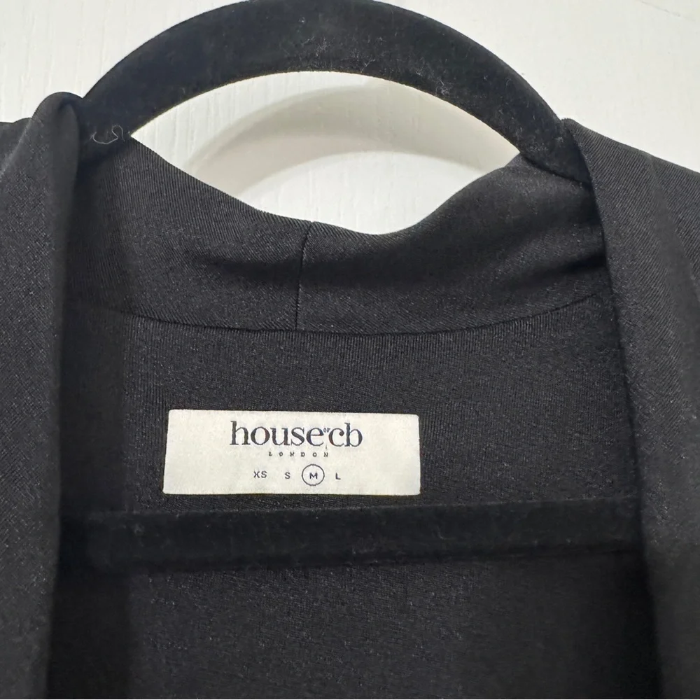 House of CB Black Plunge Maxi Dress - Picture 10 of 11